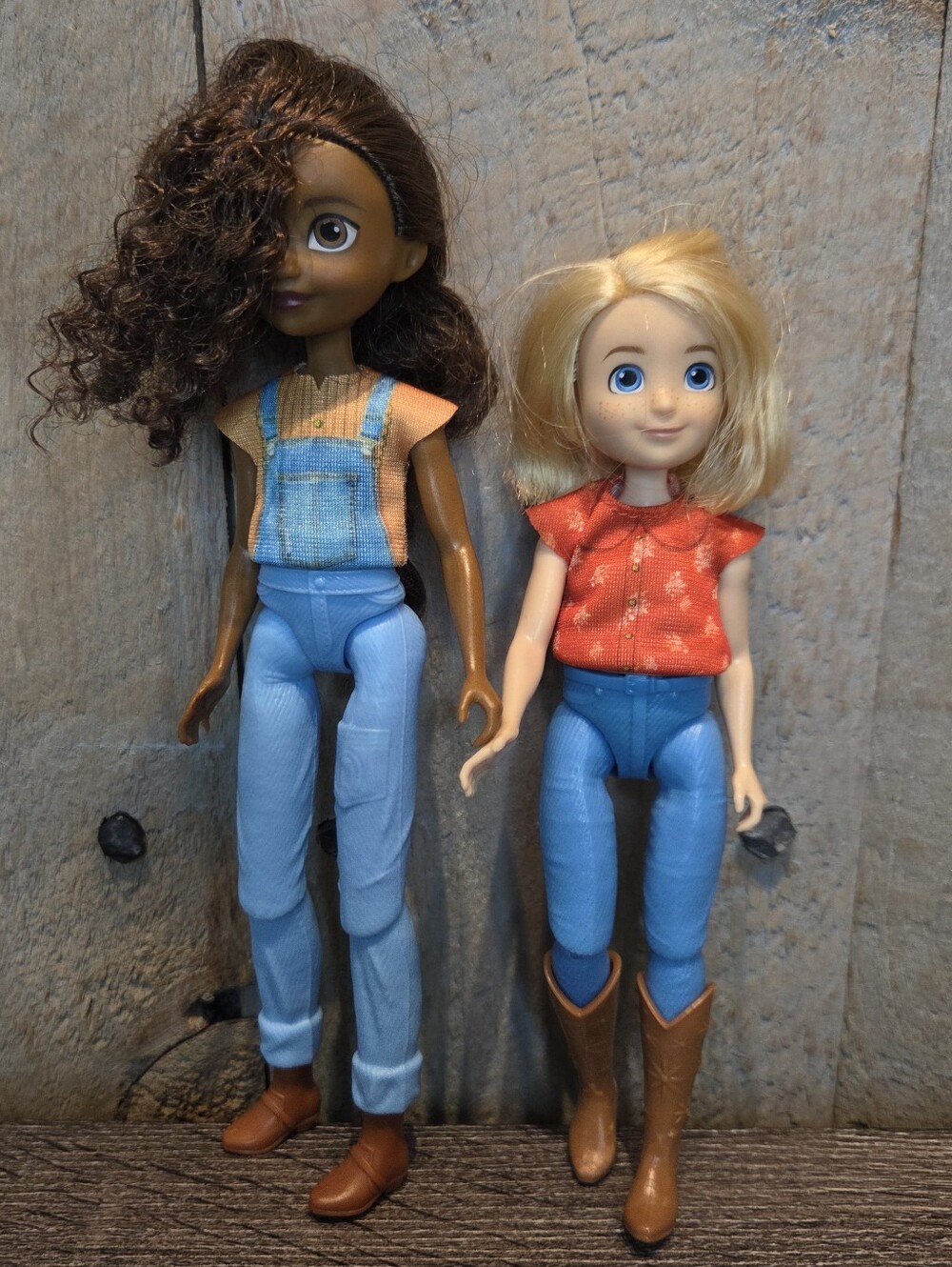 Spirit Untamed Pru &amp; Abigail Movable Jointed Measures 7"- 8" Dolls Set of 2